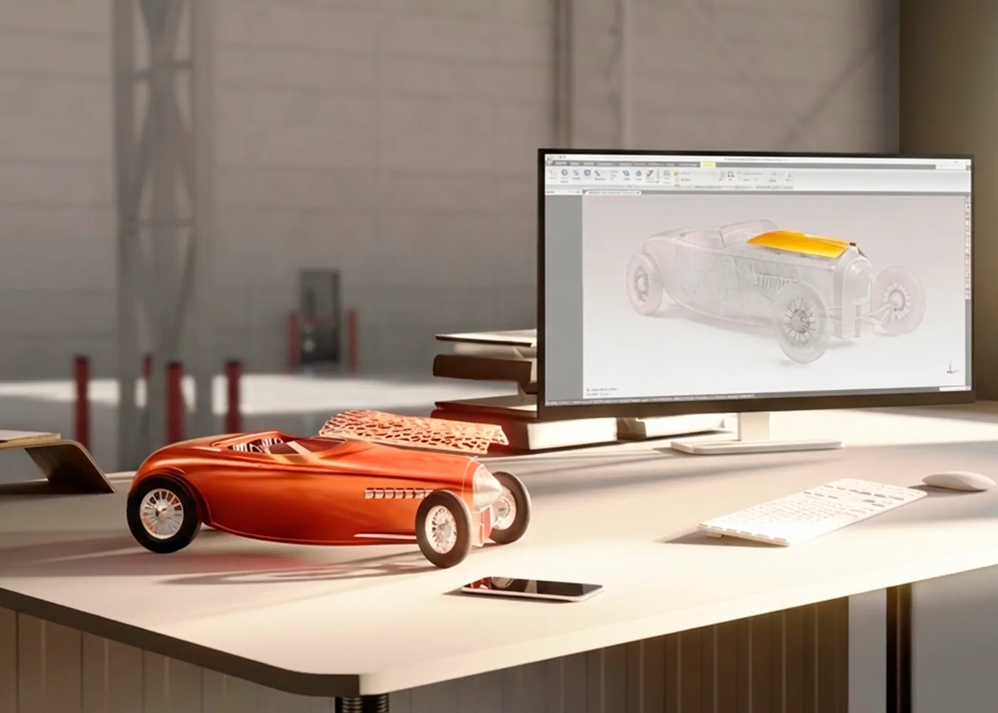 Modelo 3D procesado con Geomagic Wrap