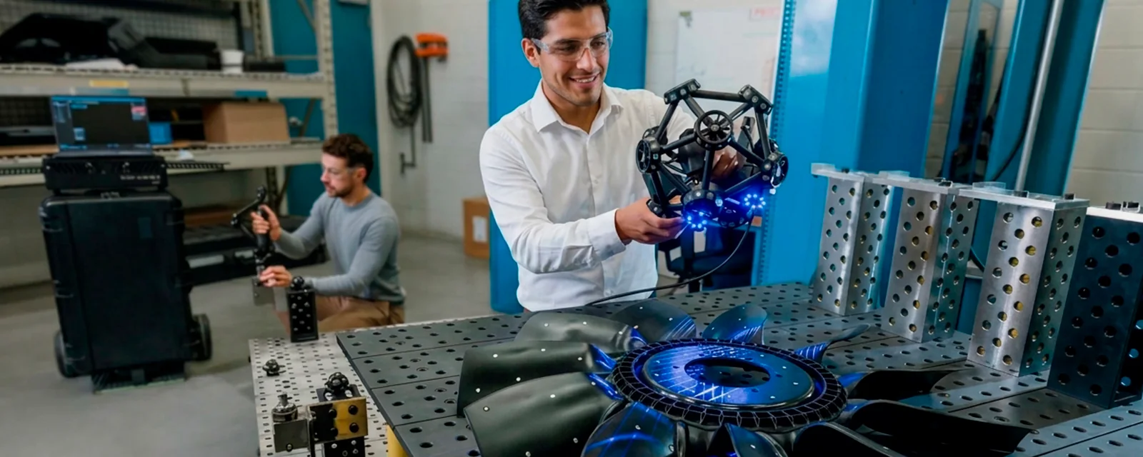 MetraSCAN 3D-R aplicado a inspección dimensional industrial